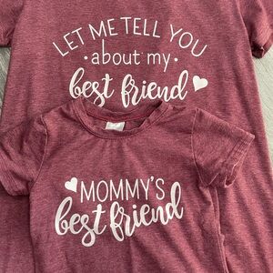 Mommy and me shirts